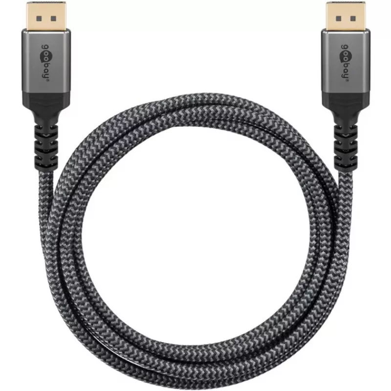 Goobay 75686 - DisplayPort 2.x kabelis 16K 60 Hz - kabelis - digitāls/displejs/video (75686)