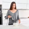 Rokas blenderis Black & Decker BXHBA1500E — 1500 W, nerūsējošā tērauda kāts, 20 ātrumi, kapājamais trauks, putotājs, pulsācija