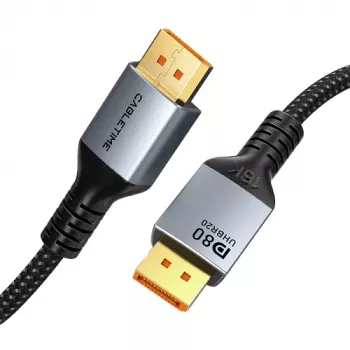 CABLETIME DisplayPort uz DisplayPort kabelis 16K 2.1, 2 m