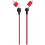 USB kabelis 2GO 797370 1,2 m USB A/USB C USB C/Lightning Melns Sarkans