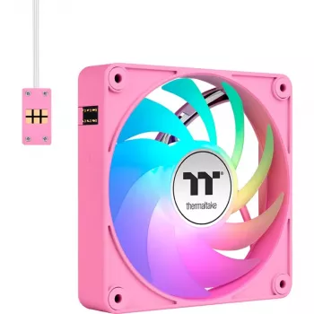 Thermaltake CT120 EX ARGB 120mm Rozā 3-Paku Korpusa Ventilatori
