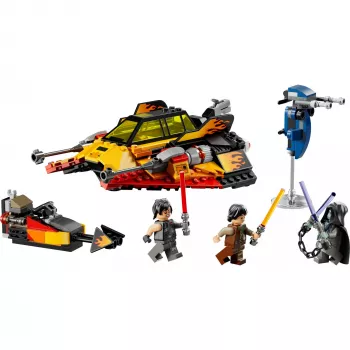 LEGO Star Wars Flame Speeder 75414 sniega transportlīdzeklis — 349 gabali, 3 minifigūras, 7+ gadiem