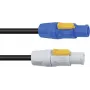 PowerCon kabelis PSSO 3023503K 3x1,5 mm 1 m — barošanas savienotājkabelis audio/video iekārtām