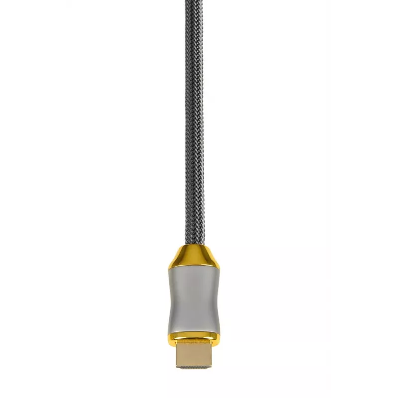 HDMI kabelis IBOX HD08 2 m, HDMI Type A vīriešu–vīriešu, HDMI 2.1, sudraba