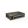 Nepārvaldāms slēdzis TENDA TEG1005D — 5x Gigabit RJ-45 porti, 10 Gbit/s pārslēgšanas jauda, pelēks
