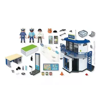 Playmobil Action Heroes 71874 Policijas iecirknis ar pratināšanas telpu