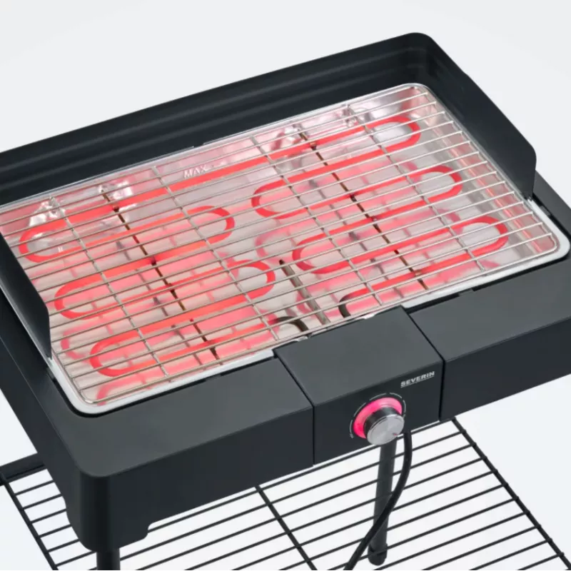 Severin PG8566 Elektriskais Bārbekjū un Grils Melns 2200 W