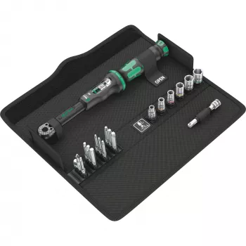 Griezes momenta atslēga Click-Torque 1/4'' 2.5-25 Nm, 20 daļas