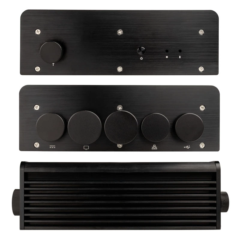 Servera korpuss Akasa Pascal TN Rack Melns