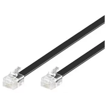 Telefona kabelis Microconnect MPK102S RJ-11 RJ-11 2 m Melns