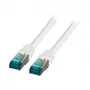 EFB-Elektronik RJ45 Patch Kabelis Cat.6A S/FTP LSZH Balts 10m (MK6001.10W)