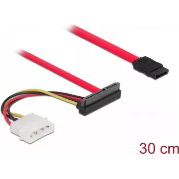 SATA kabelis DeLOCK 86078 0.5 m SATA 7-pin SATA 22-pin Molex