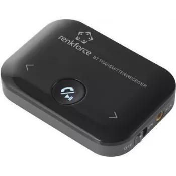 Renkforce RF-BTR-150 Bluetooth® mūzikas raidītājs/uztvērējs Bluetooth 5.0 8 m iebūvēts akumulators (RF-5087932)