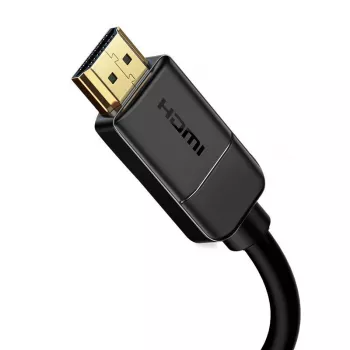 Baseus 2x HDMI 2.0 4K 60Hz kabelis, 3D, HDR, 18Gbps, 5m (melns)