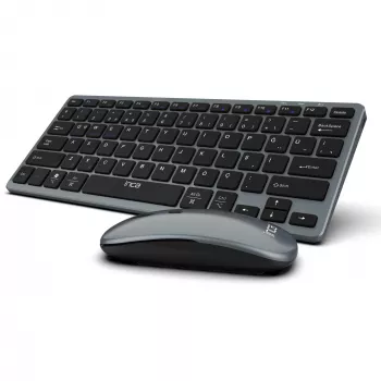 Bezvadu tastatūras un peles komplekts INCA IBK-572BT, pelēks