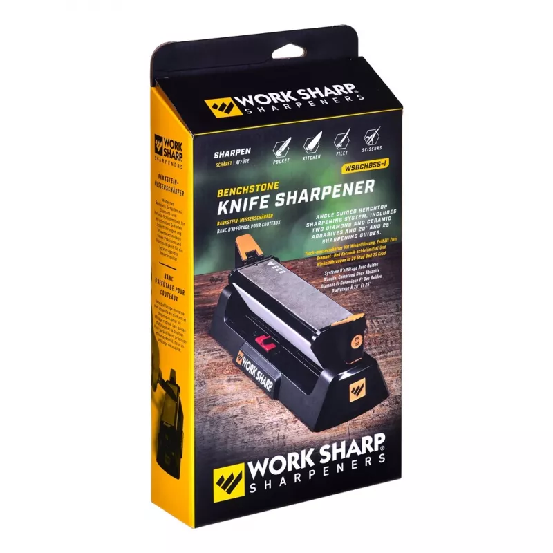 Asināmais darbarīks Work Sharp Diamond-Ceramic Sharpener 09DX163 — dimanta/keramikas plāksnes, kompakts manuāls, 306×156×60 mm, 586 g