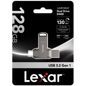 USB zibatmiņa Lexar 128 GB USB Type-C LJDD400128G-BNQNG