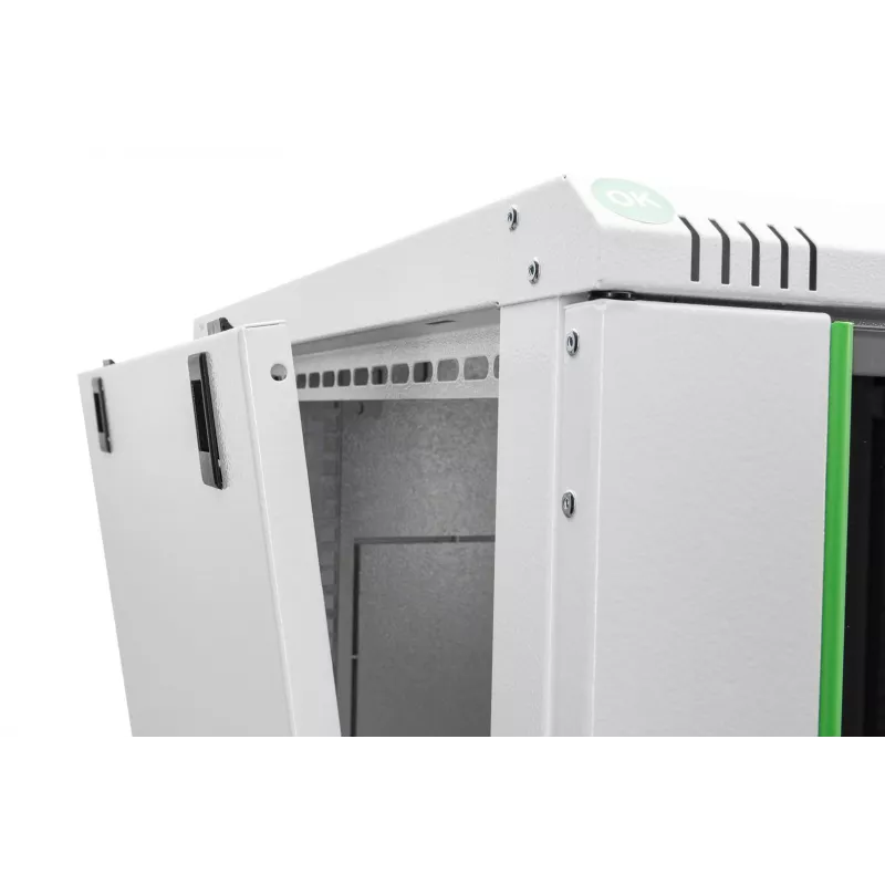 Sienas stiprinājuma tīkla skapis Digitus DN-19 09U-6/6-EC