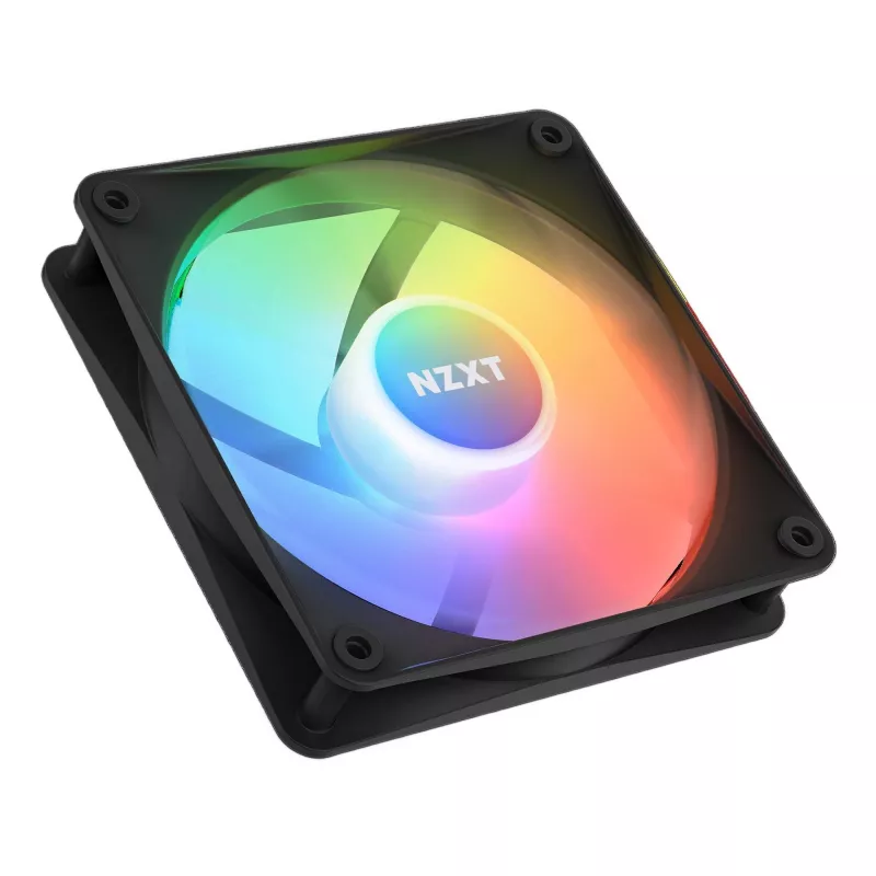 NZXT F120 RGB Core datora korpusa ventilators 120 mm, 4 kontaktu PWM, melns