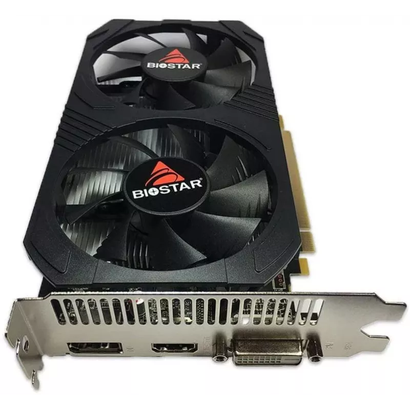 BIOSTAR Radeon RX 560 Gaming OC VA5615RF41 videokarte, 4 GB GDDR5, 128 bitu, PCIe 3.0, 1175 MHz