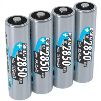 Mājsaimniecības akumulators Ansmann 5035092 NiMH 4 gab. 2850 mAh