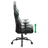 Subsonic SA5609-H2 biroja krēsls ar polsterētu sēdekli un atzveltni, melns/sarkans