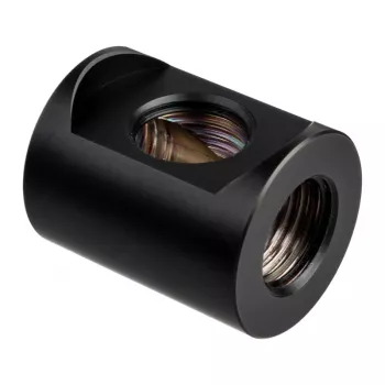 Savienotājs EKWB EK-Quantum Torque Splitter 3F T — misiņš, melns, augstums 28 mm