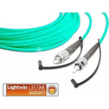 Lightwin LWL Patch Cable, Simplex, MM OM3, FC-ST, 2.0m