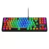 Mehāniskā spēļu tastatūra Sharkoon Crystal Shark Black DE ar RGB apgaismojumu