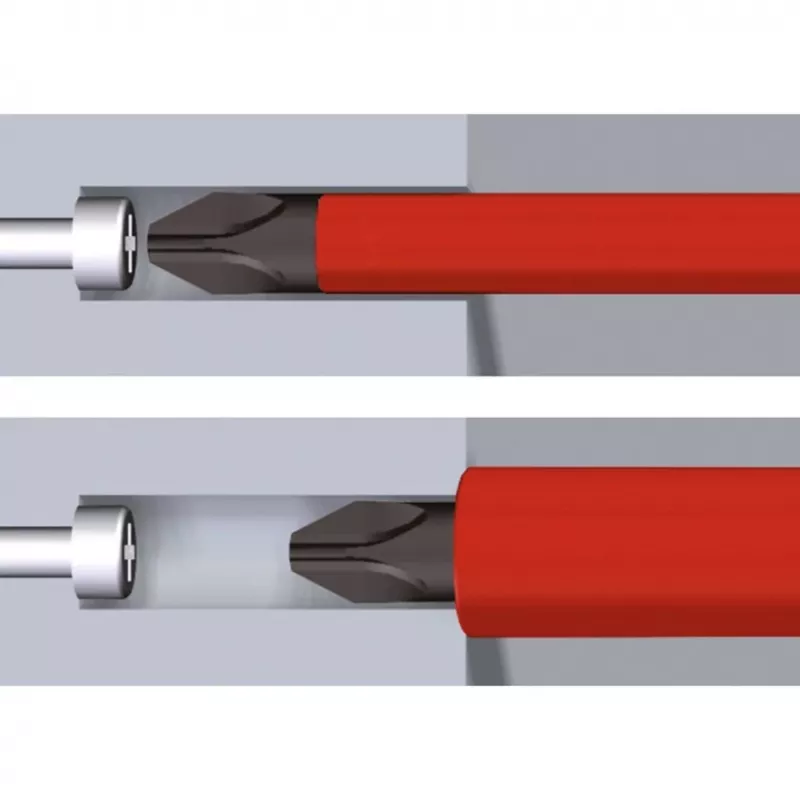 Skrūvgriežu komplekts Wiha slimVario starts 41232 (MPN 2831T901) – izolēti uzgaļi un ergonomisks rokturis