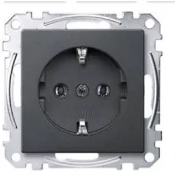 Kontaktligzda Type F Merten MEG2301-0414, 16 A, 250 V, Antracīts