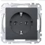 Kontaktligzda Type F Merten MEG2301-0414, 16 A, 250 V, Antracīts