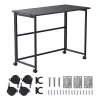 Saliekamais galds Maclean MC-1250 B, melns, mobilais, 100x50 cm, max. 50 kg