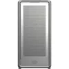 PC Midi Tornis Cooler Master MasterFrame 600 Mesh Sudraba — atbalsta ATX/EATX, priekšā 2×200mm, 2.5 collu/3.5 collu diskdziņi