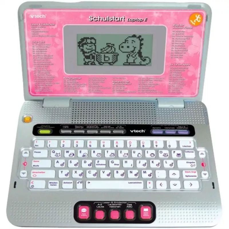 VTech Schulstart Laptop E, 6 gadi, Rozā