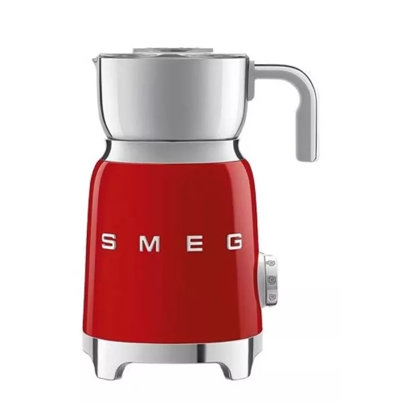 Smeg 50's Style MFF11RDEU Sarkanā automātiskais piena putotājs un sildītājs