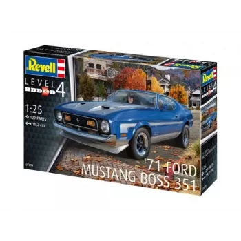 Plastmasas modeļa auto komplekts REVELL Ford Mustang Boss 351 1:25 mērogs