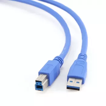 Gembird USB 3.0 kabelis - USB A (tēviņš) uz USB B (tēviņš) - 1,8 m - zils