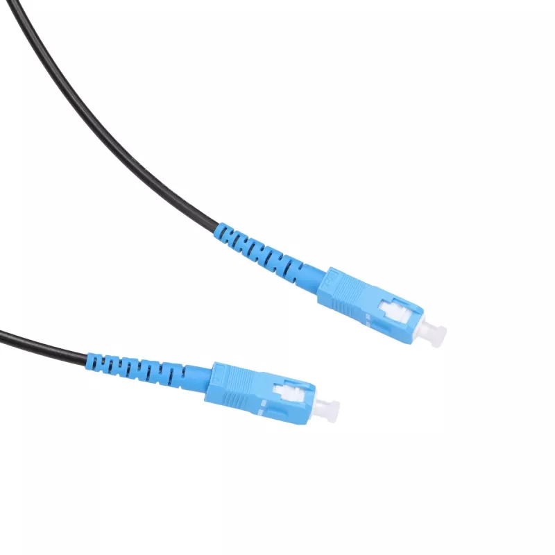Extralink SC/UPC-SC/UPC Plakanais Drop Patch Kabelis, Vienmoda, Simplekss, G.657A2, 150 m