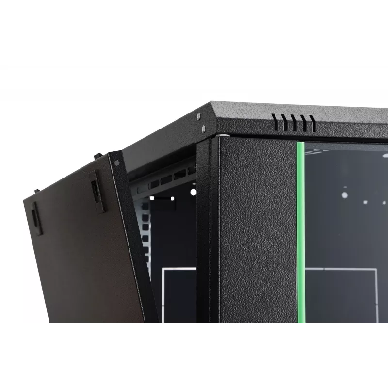 Pie sienas montējams tīkla skapis DIGITUS Dynamic-N 9U 19 collu 600x600 mm, IP20, ar atslēgas slēdzi, neizjauktā veidā
