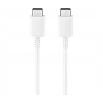 Samsung GP-TOU021RFC - USB kabelis - 24 kontaktu USB-C (tēviņš) uz 24 kontaktu USB-C (tēviņš) - 1,8m - USB Power Delivery (3A, 25W) - Balts (GP-TOU021RFCWW)