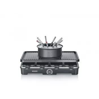 Raclette Grils Severin RG 2347 8 Personām 1400 W Melns