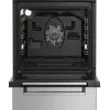 Gāzes-elektriskā plīts BEKO FSM52330DX 5 degļi 60 cm, Energoklase A