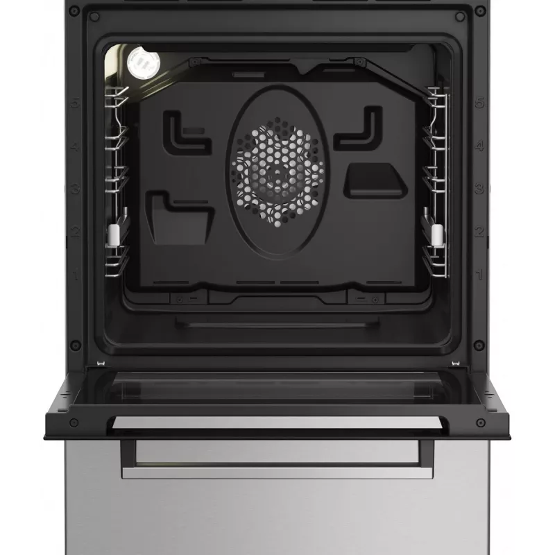 Gāzes-elektriskā plīts BEKO FSM52330DX 5 degļi 60 cm, Energoklase A
