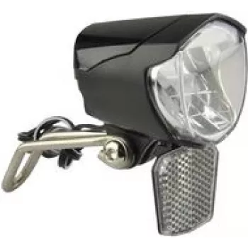 Dinamo LED priekšējais lukturis FISCHER 85355 — 70 luksi, ilgmūžīga LED (50 000 h)