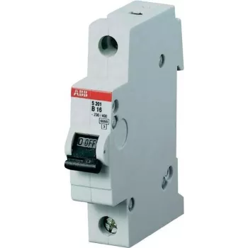 ABB S201-B16 automātiskais slēdzis 16A 1P B raksturlīkne