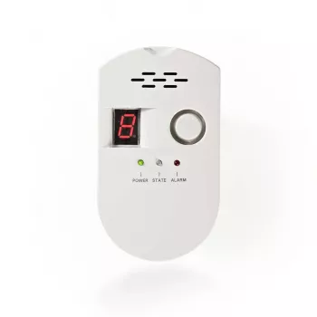 Nedis DTCTG10CWT gāzes detektors LPG, dabasgāze