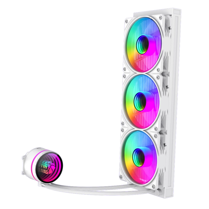 Gamemax ICEBURG 360 INFINITY WH | Šķidruma dzesēšanas sistēma CPU | Balta