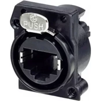 Neutrik NE8FAV-C5-CON Black – etherCON ligzda, melna