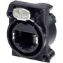 Neutrik NE8FAV-C5-CON Black – etherCON ligzda, melna